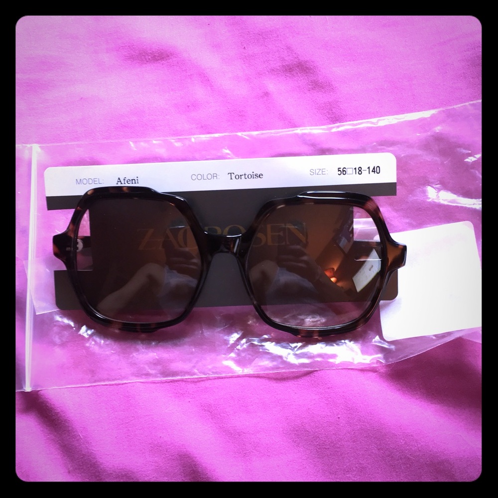 Zac Posen Afeni Sunglasses Color Tortoise